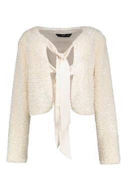 White Sequin Jacket