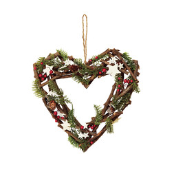 Heart Wood Wreath