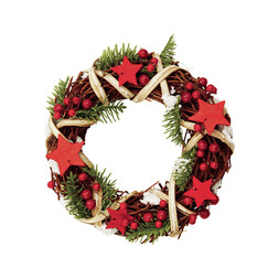 Mini Red Star Wreath