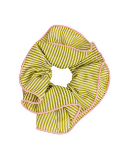 Lottie Green Stripe Scrunchie £14.50