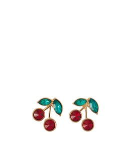 Diamanté Cherry Stud Earrings